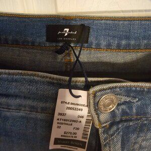Jeans, 7 ALL FOR MANKIND, SIZE 32